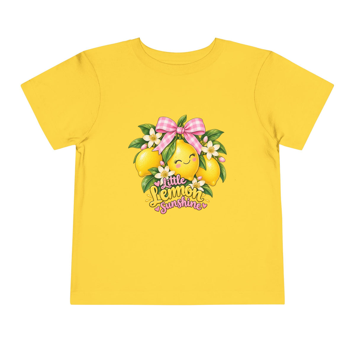 Toddler Tee — Little Lemon Sunshine Cute Fruit Graphic Shirt