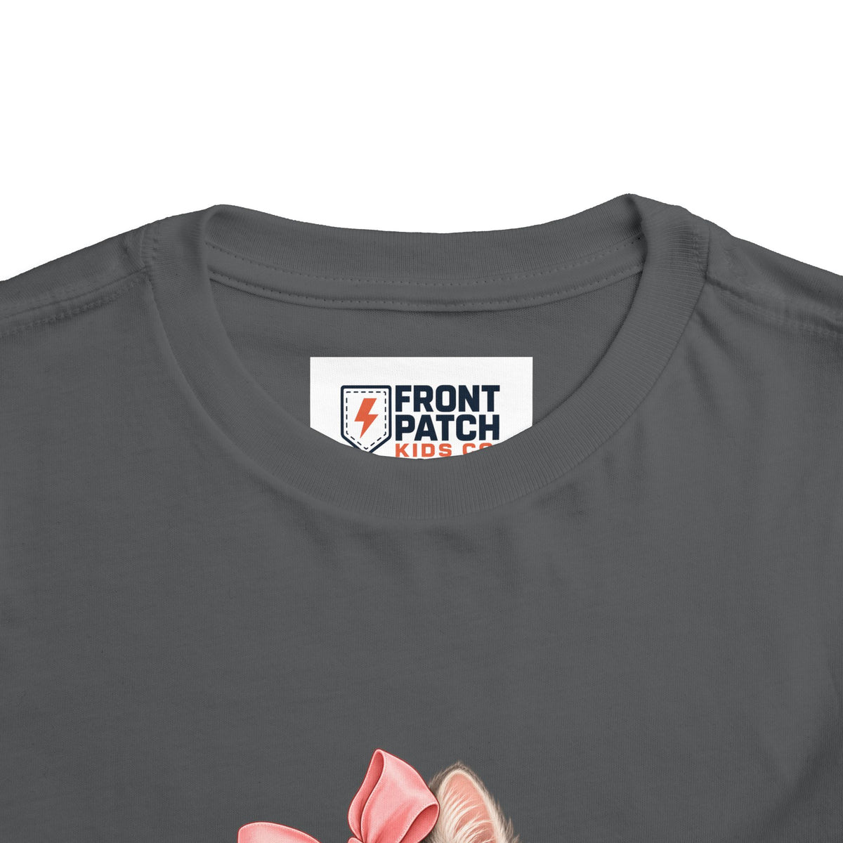 Toddler Tee — "Kitten Club" Cute Floral Bow Cat Shirt