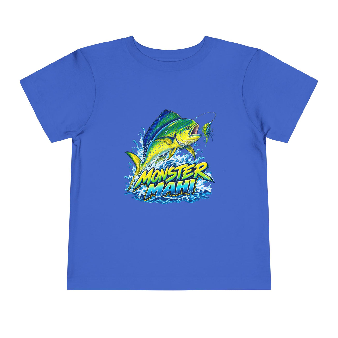 Toddler Tee — 'Monster Mahi' Fishing Graphic Kids Shirt