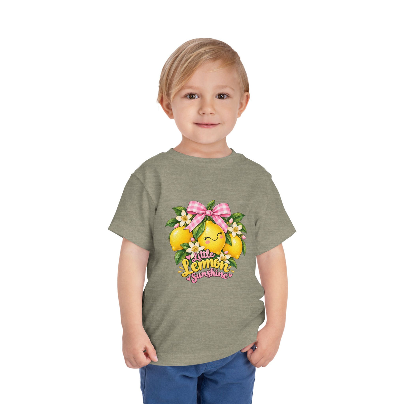 Toddler Tee — Little Lemon Sunshine Cute Fruit Graphic Shirt