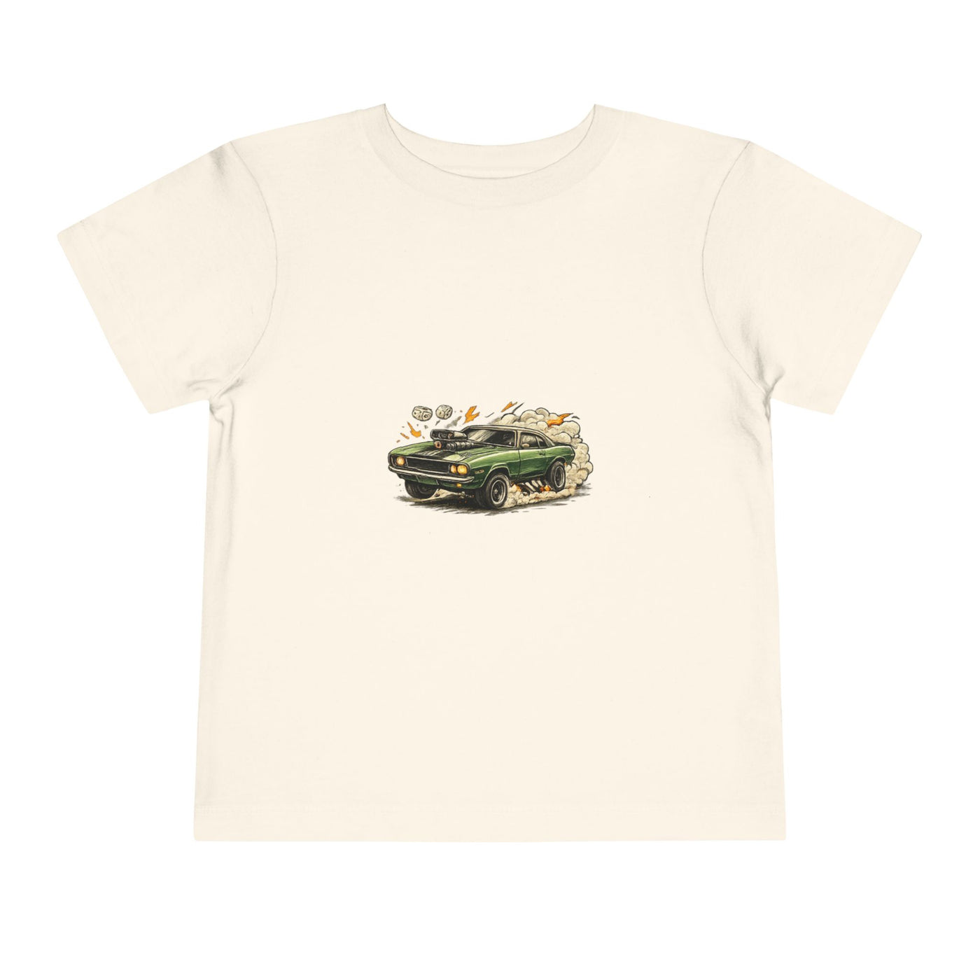 Toddler Tee – Vintage Green Truck Graphic