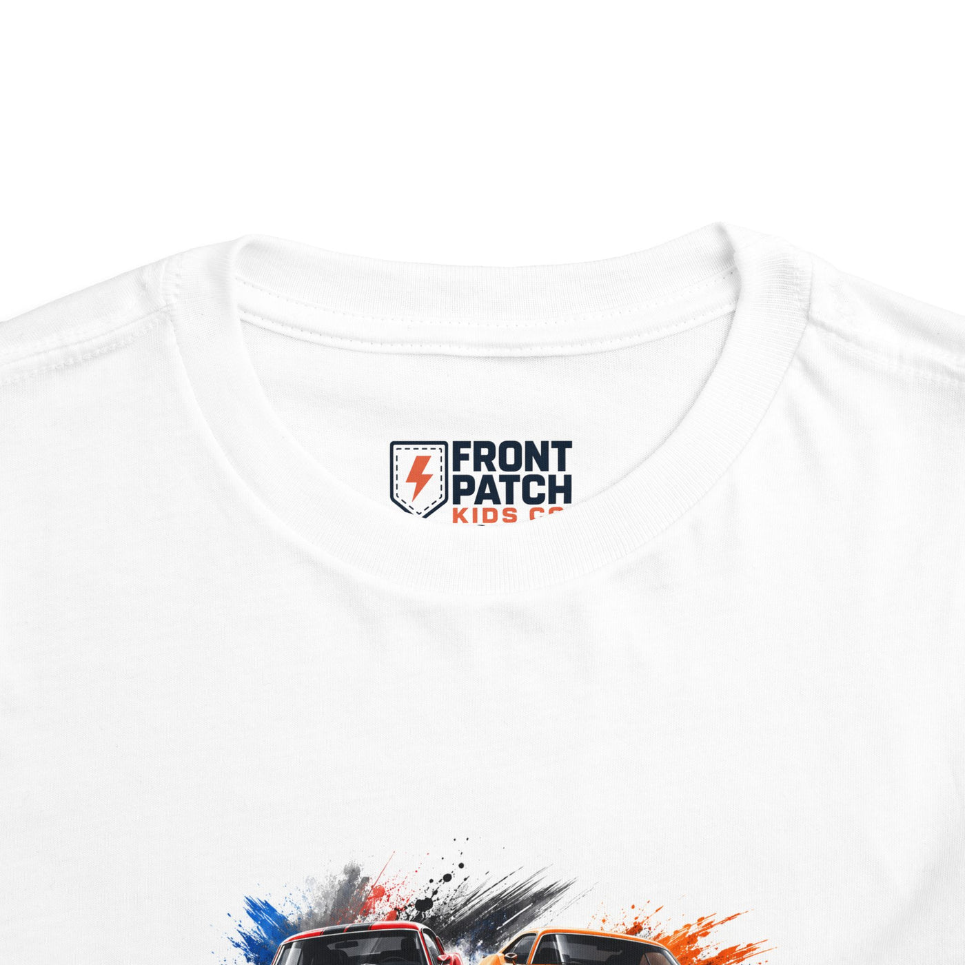 Toddler Tee — Classic Muscle Cars Race Graphic