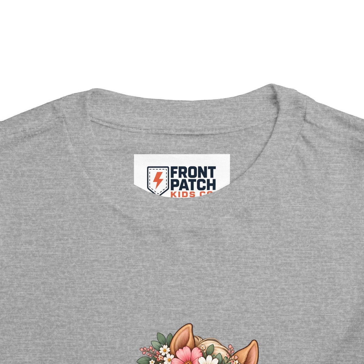 Toddler Tee — Floral Corgi "Pony Posse" Cute Dog Graphic