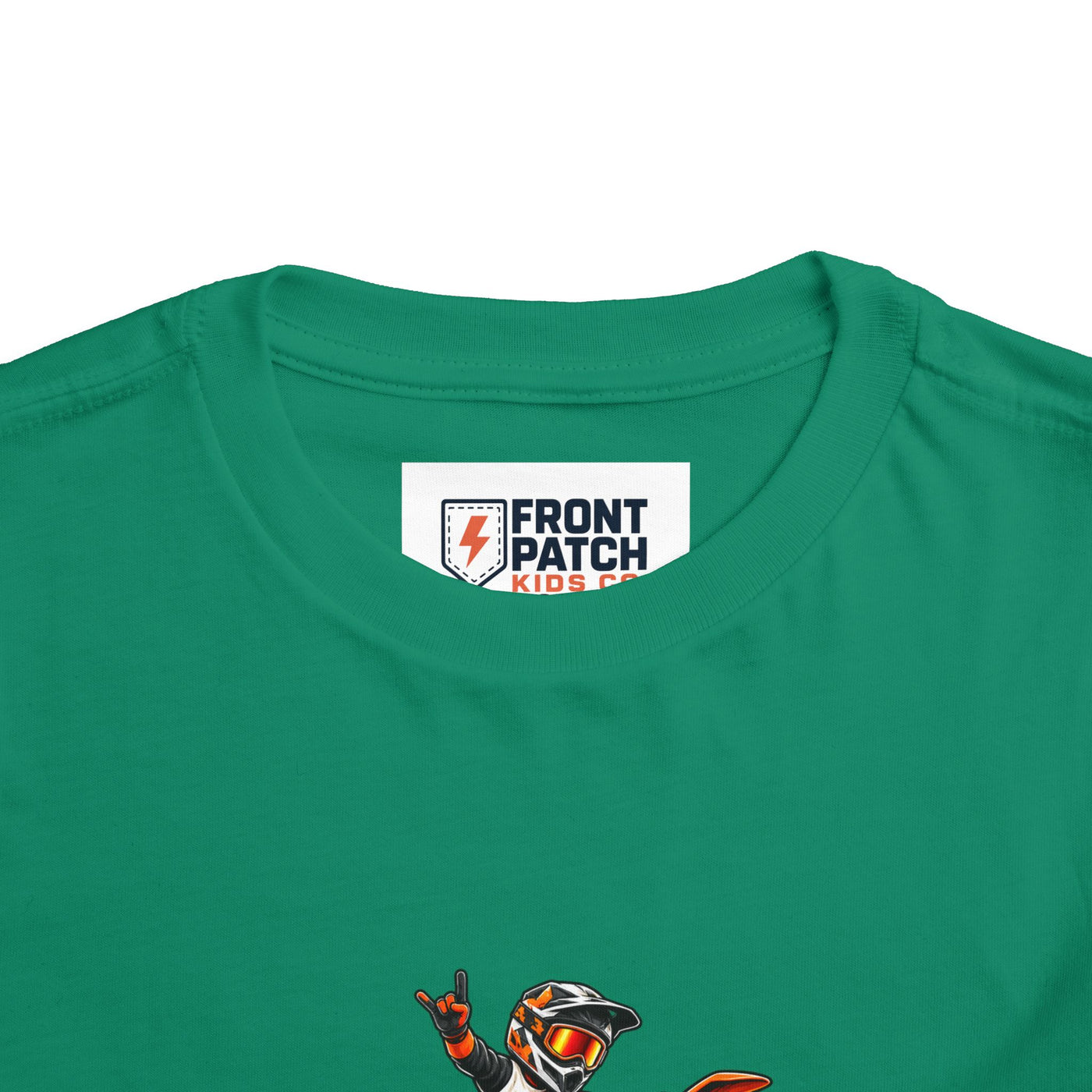 Toddler Tee — "Full Send" Dirt Bike Graphic