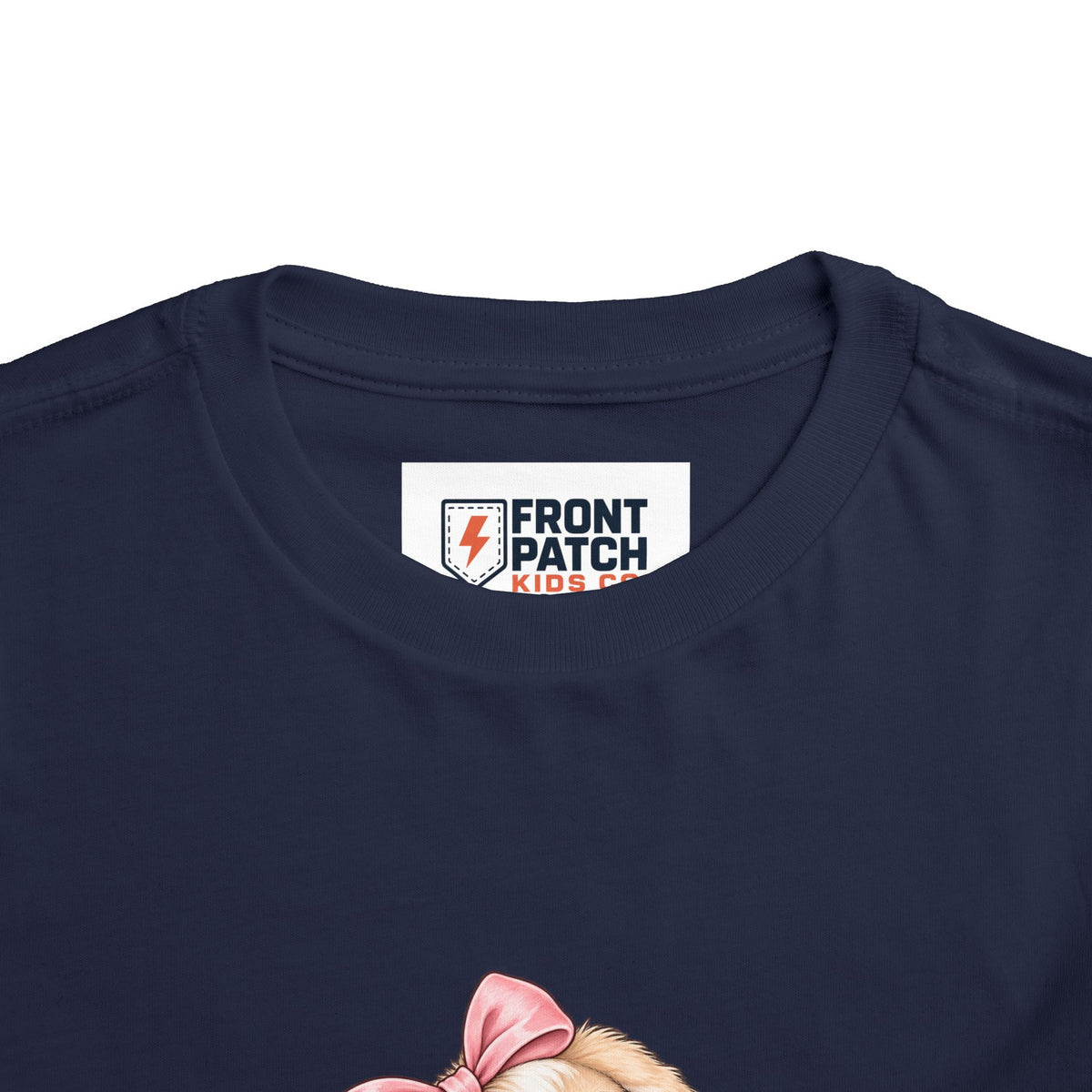 Toddler Tee — "Bunny Bloom" Cute Bunny with Flowers