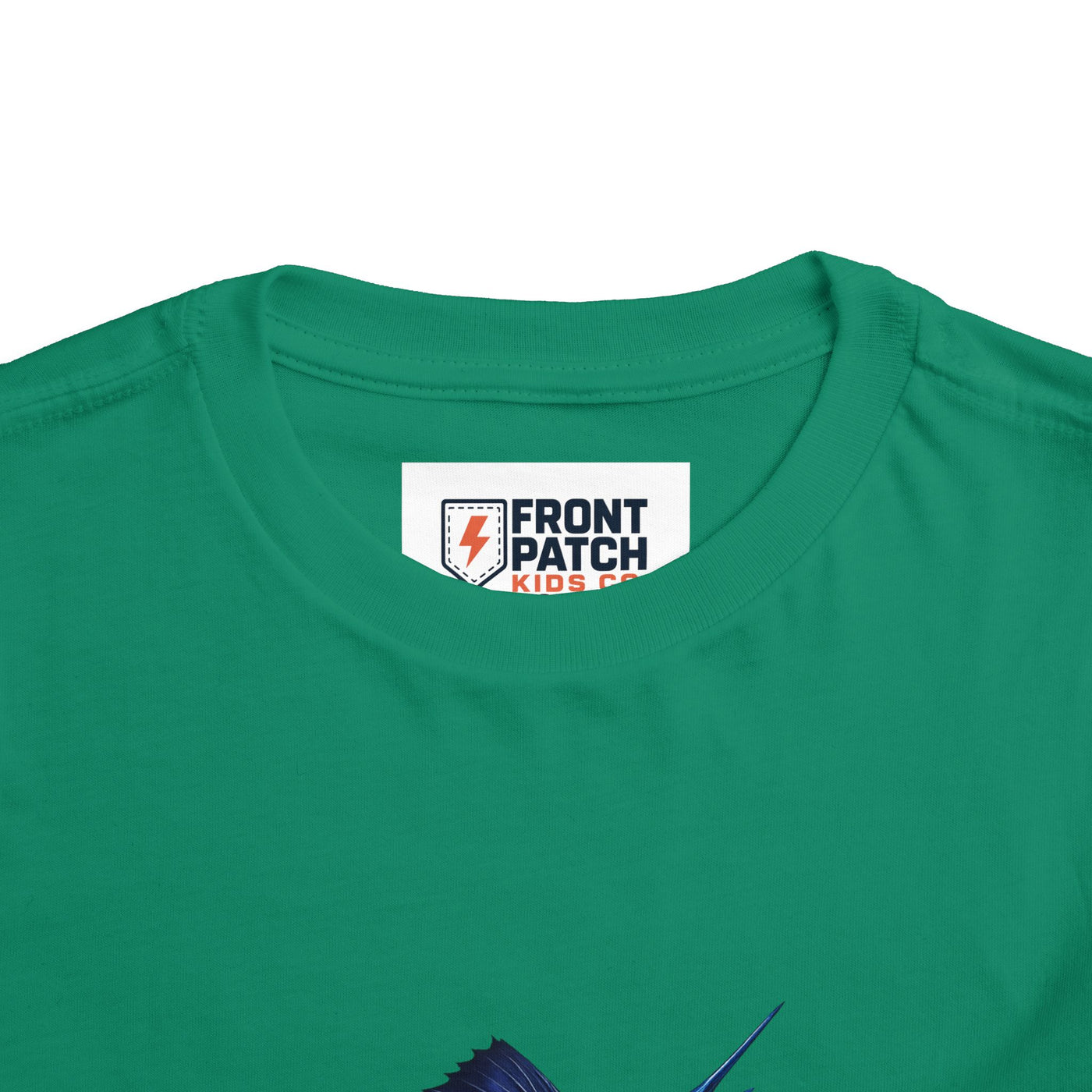 Toddler Tee – Blue Marlin Splash Fishing Shirt