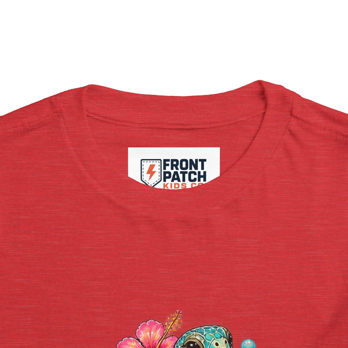 Toddler Tee — 'Salty & Sweet' Sea Turtle Floral Graphic