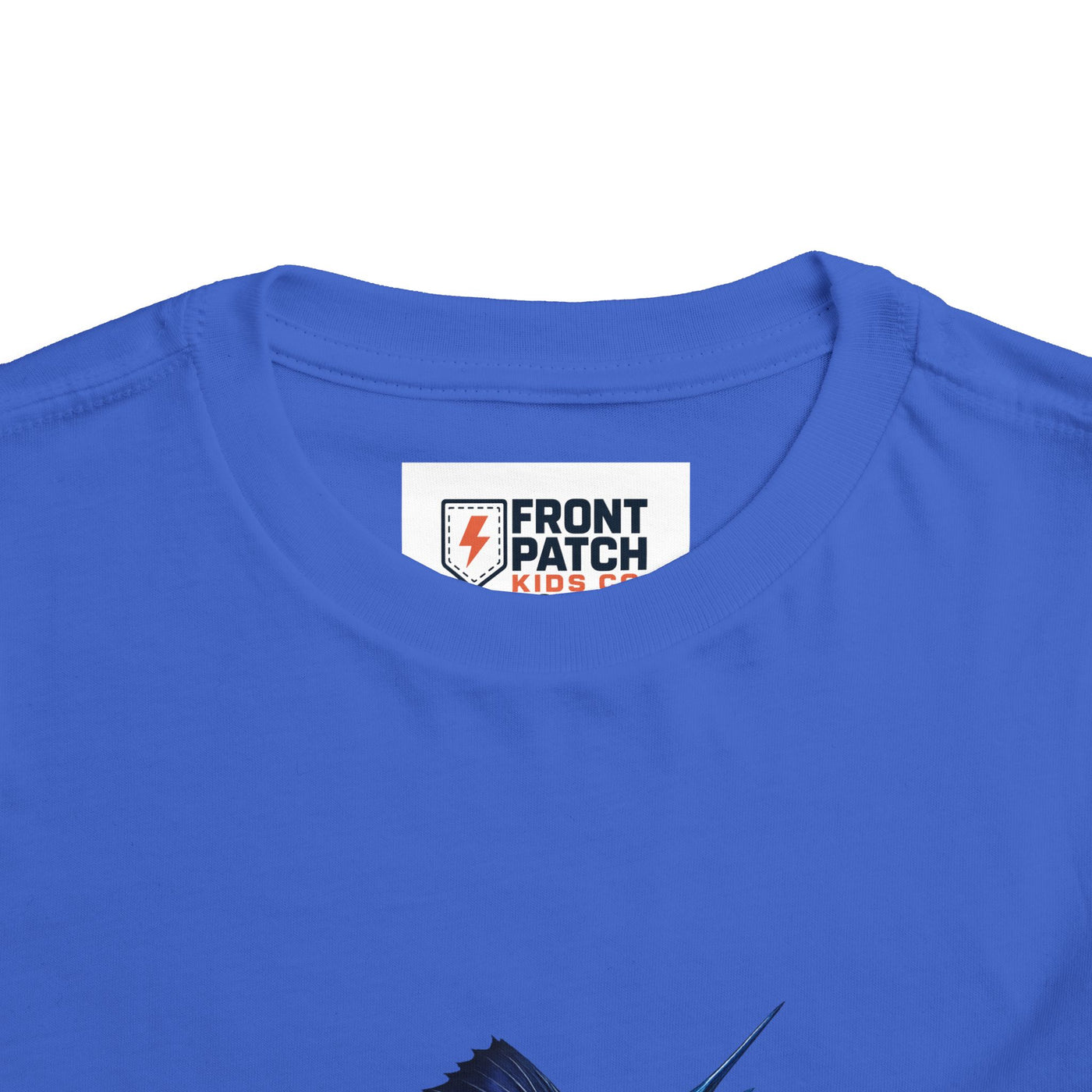 Toddler Tee – Blue Marlin Splash Fishing Shirt