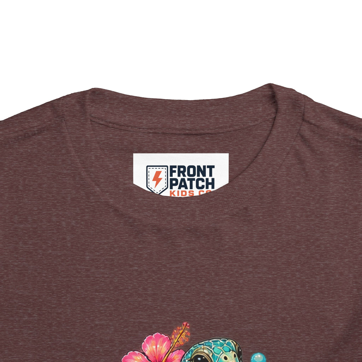 Toddler Tee — 'Salty & Sweet' Sea Turtle Floral Graphic