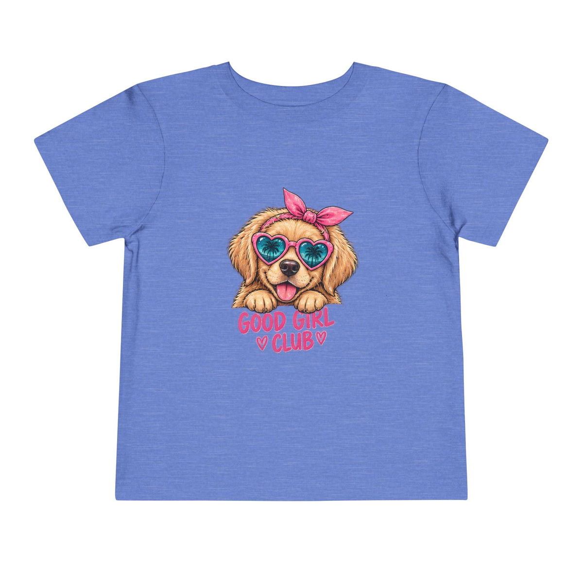 Toddler Tee — "Good Girl Club" Puppy Graphic Kids T‑Shirt