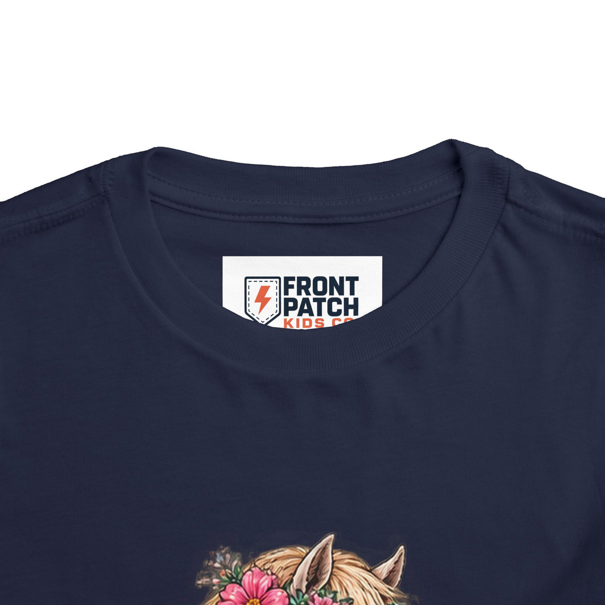 Toddler Tee — Floral Horse "Kind Hearts Bright Days" Cute Pony Shirt
