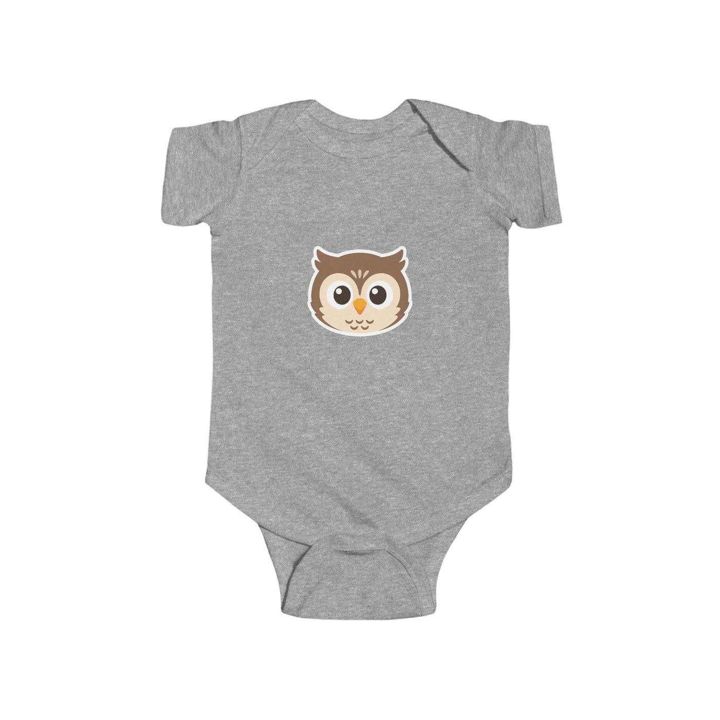Cute Owl Infant Bodysuit — Baby One-Piece with Adorable Owl Face