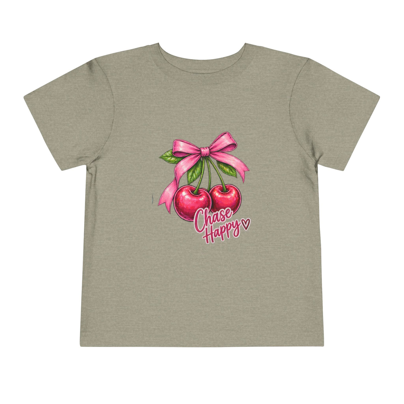 Toddler Tee - "Chase Happy" Cherries Graphic