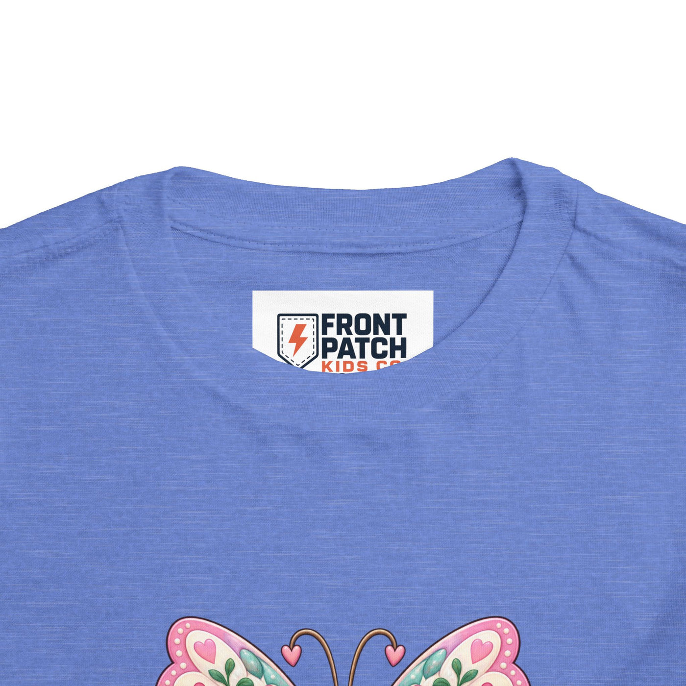 Toddler Tee — Pink Butterfly “Be Kind Be You” Floral Graphic