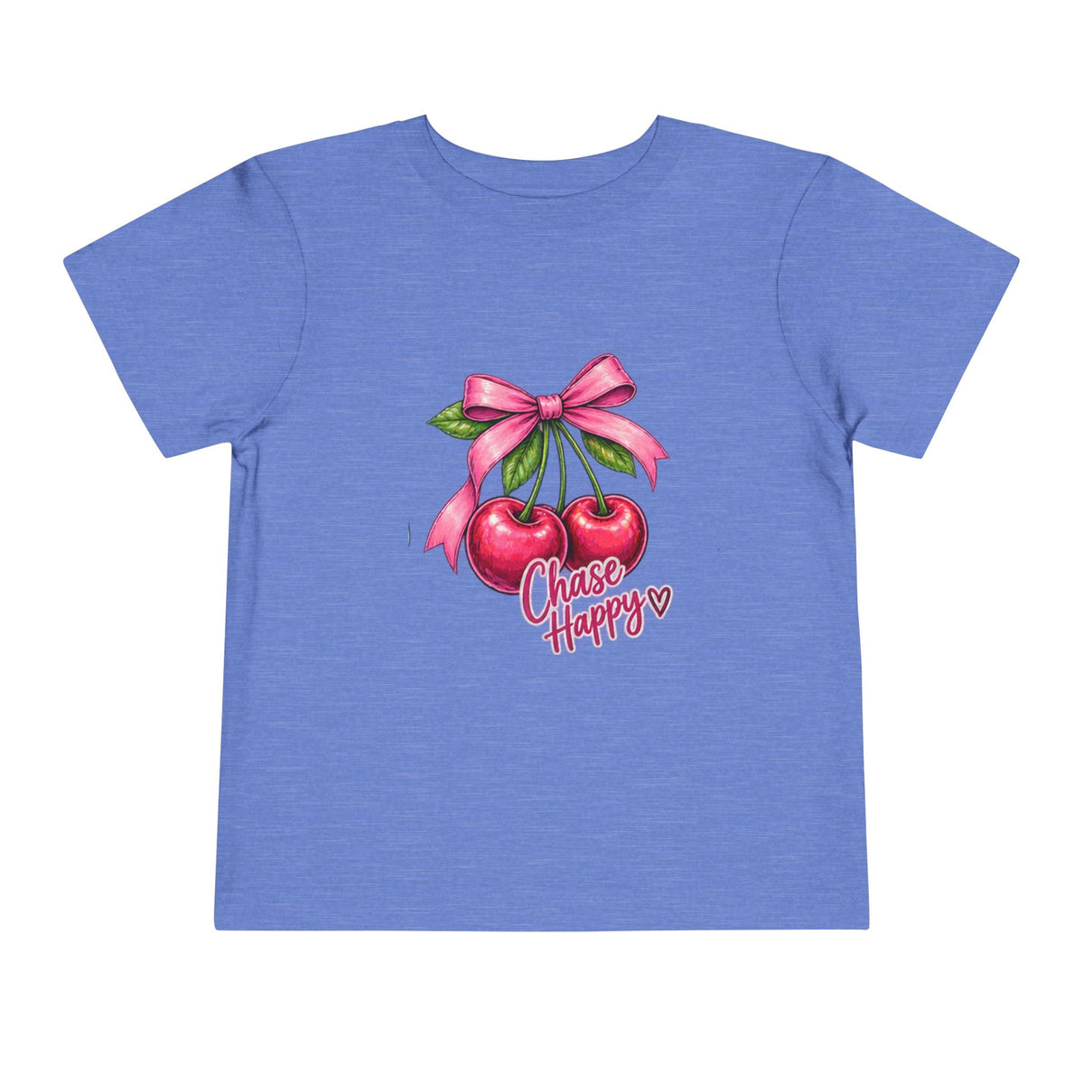 Toddler Tee - "Chase Happy" Cherries Graphic