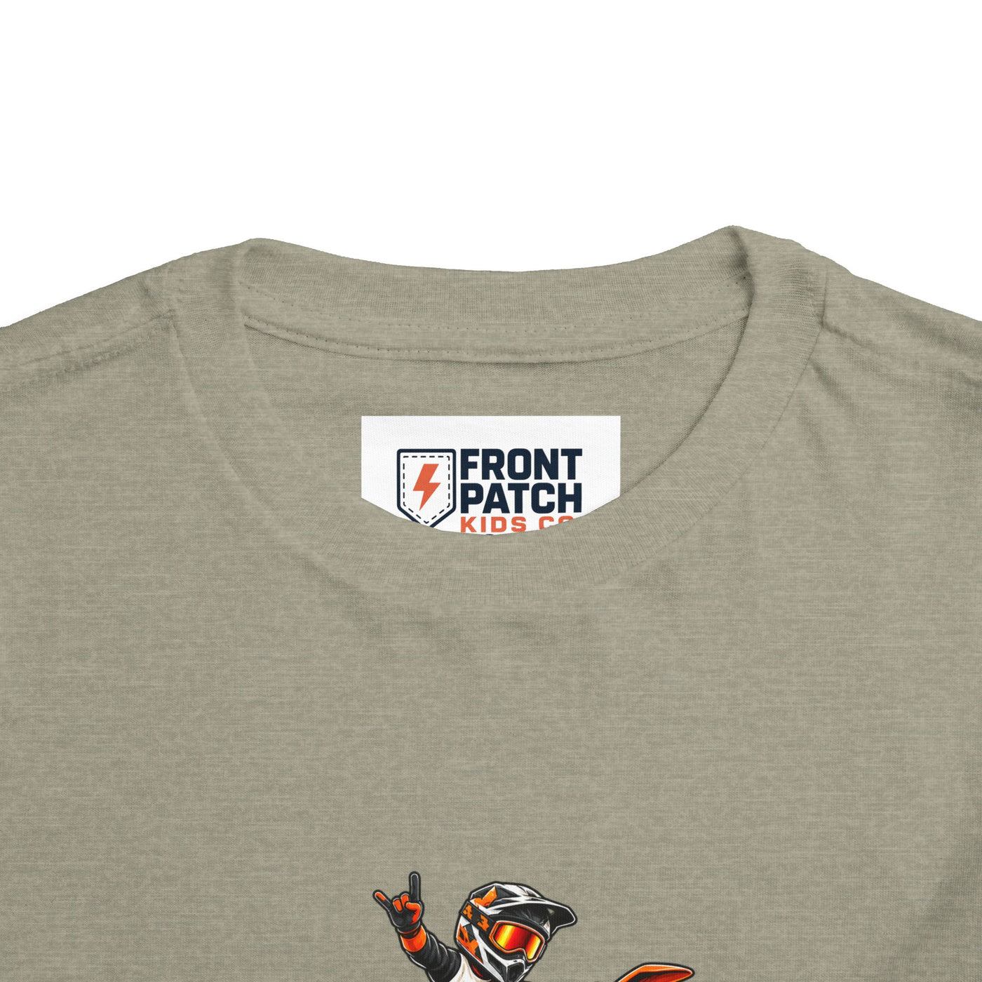Toddler Tee — "Full Send" Dirt Bike Graphic