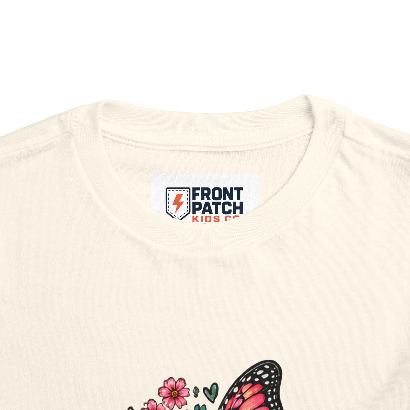 Toddler Tee — "Small Girl Big Dreams" Butterfly Floral Shirt