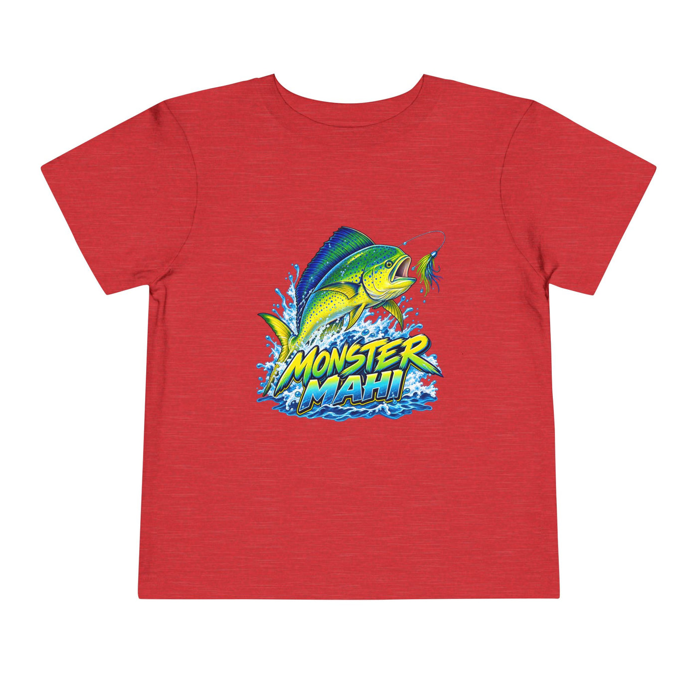 Toddler Tee — 'Monster Mahi' Fishing Graphic Kids Shirt