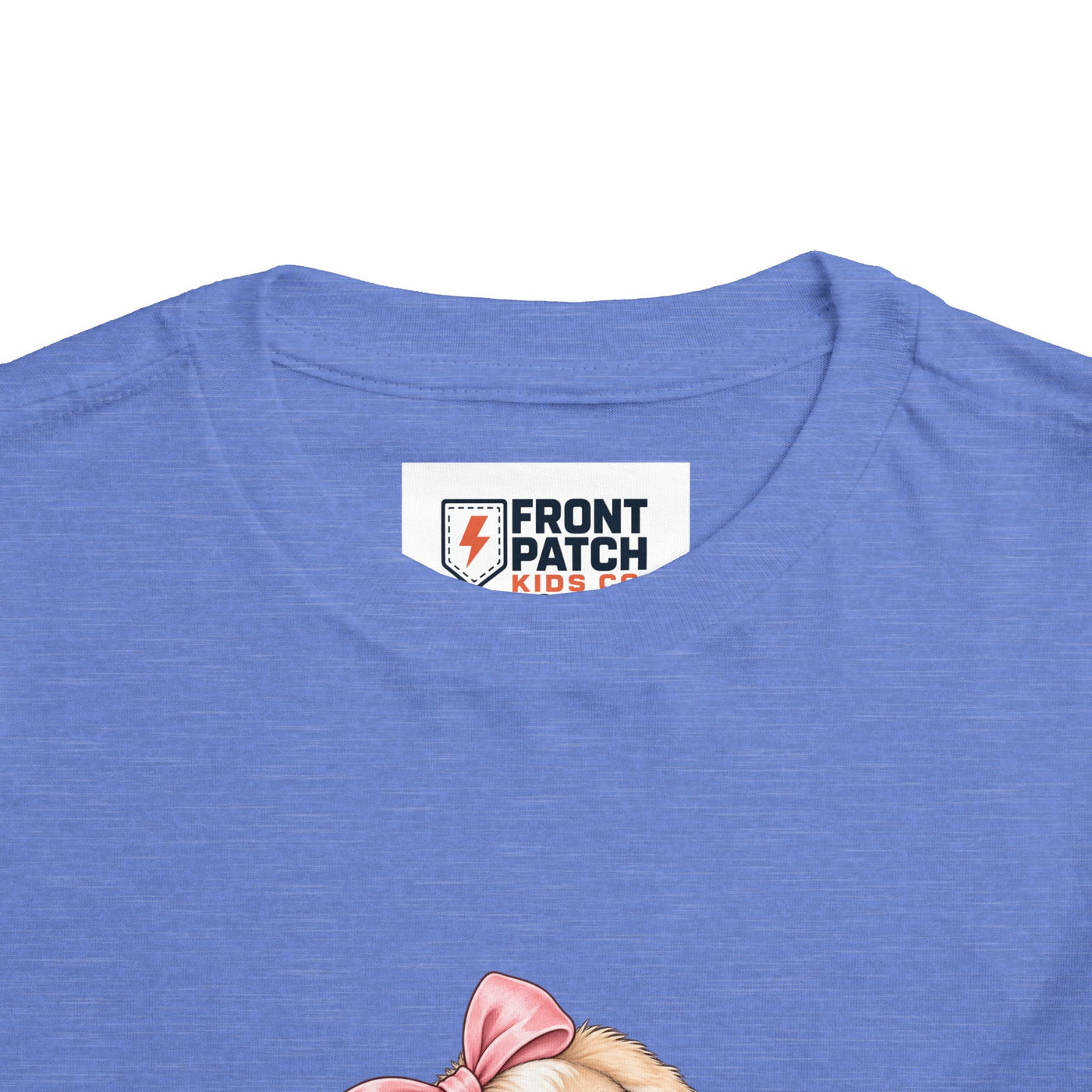 Toddler Tee — "Bunny Bloom" Cute Bunny with Flowers