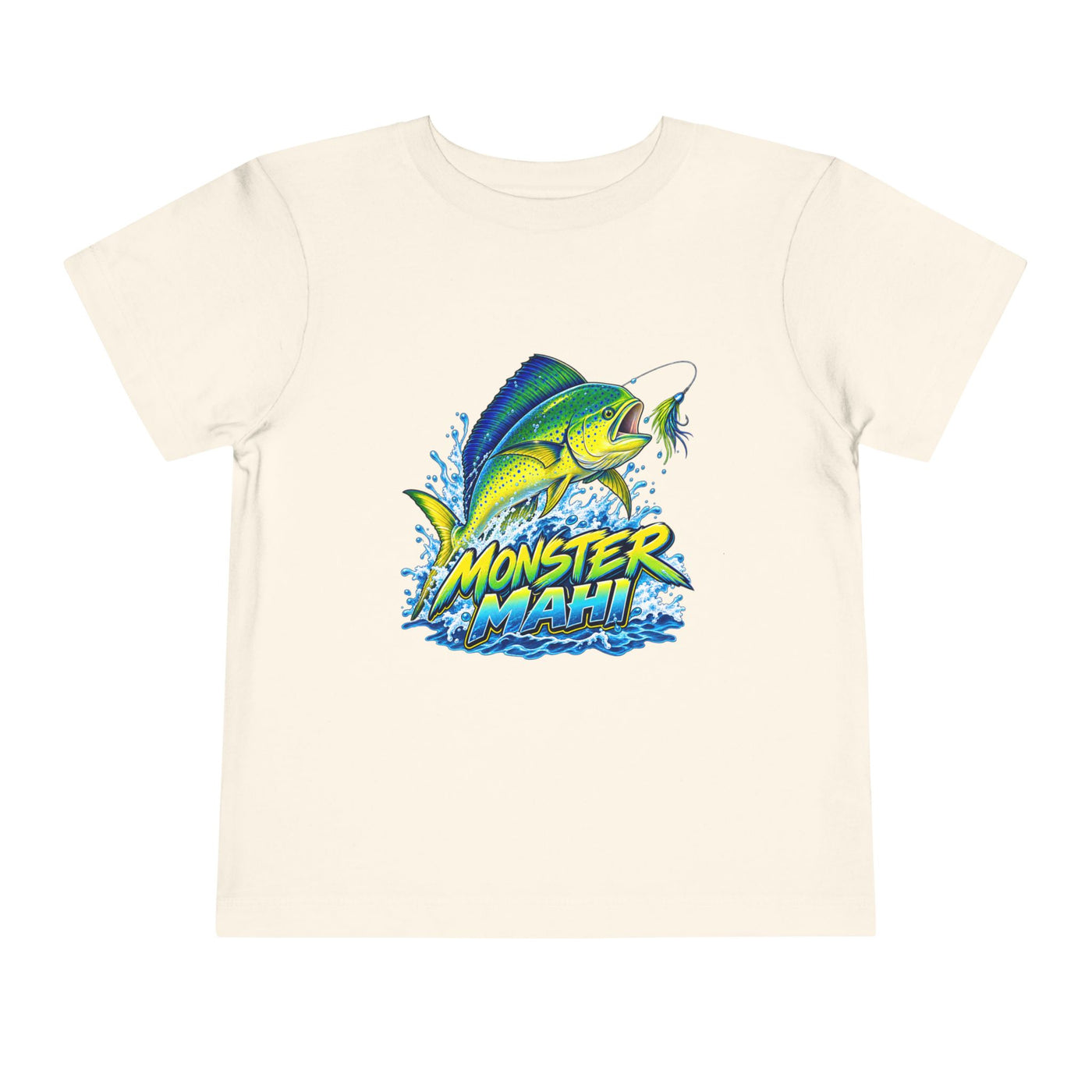 Toddler Tee — 'Monster Mahi' Fishing Graphic Kids Shirt