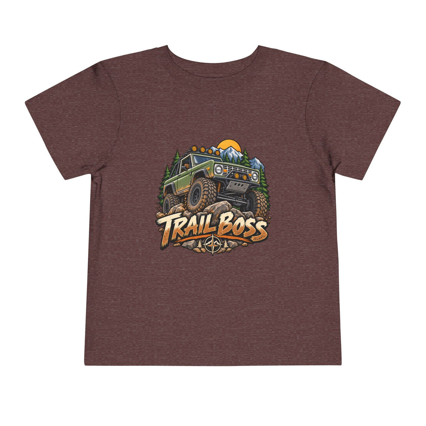 Toddler Tee - 'Trail Boss' Off-Road Jeep Graphic Shirt for Kids