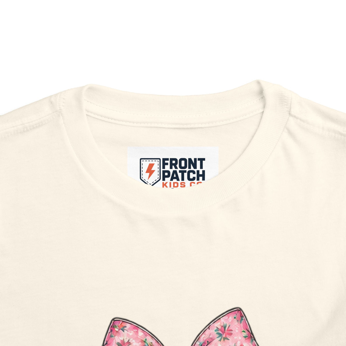 Toddler Tee — Pretty Wild Pink Bow Graphic