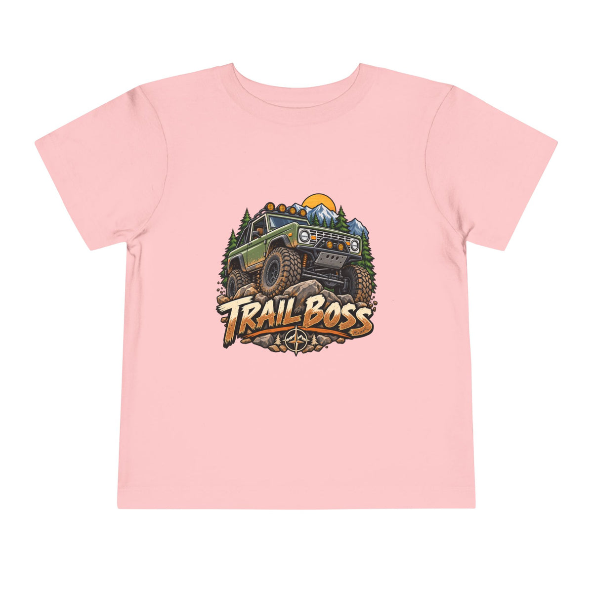 Toddler Tee - 'Trail Boss' Off-Road Jeep Graphic Shirt for Kids