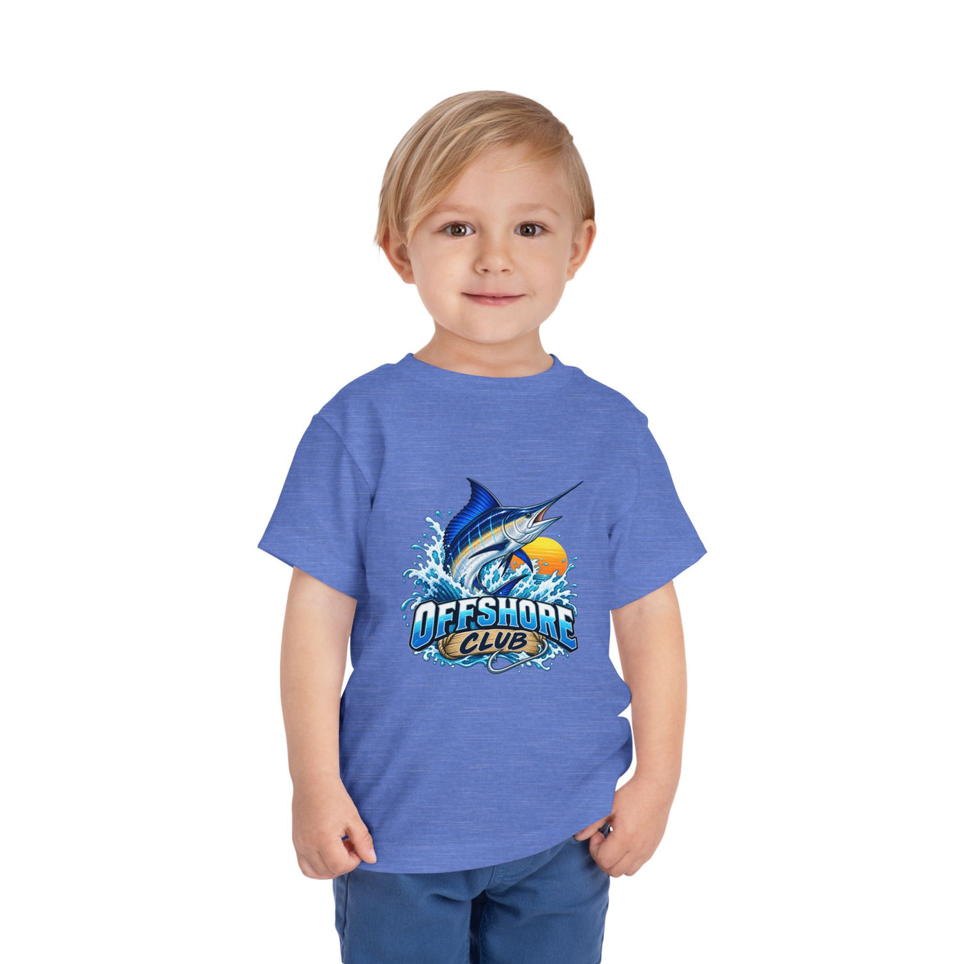 Toddler Tee — "Offshore Club" Marlin Surf & Sunset Kids Shirt