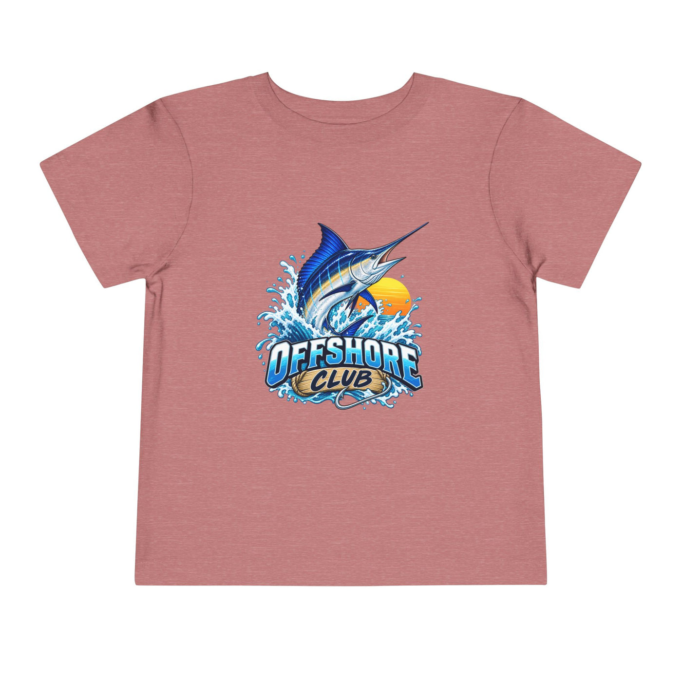 Toddler Tee — "Offshore Club" Marlin Surf & Sunset Kids Shirt