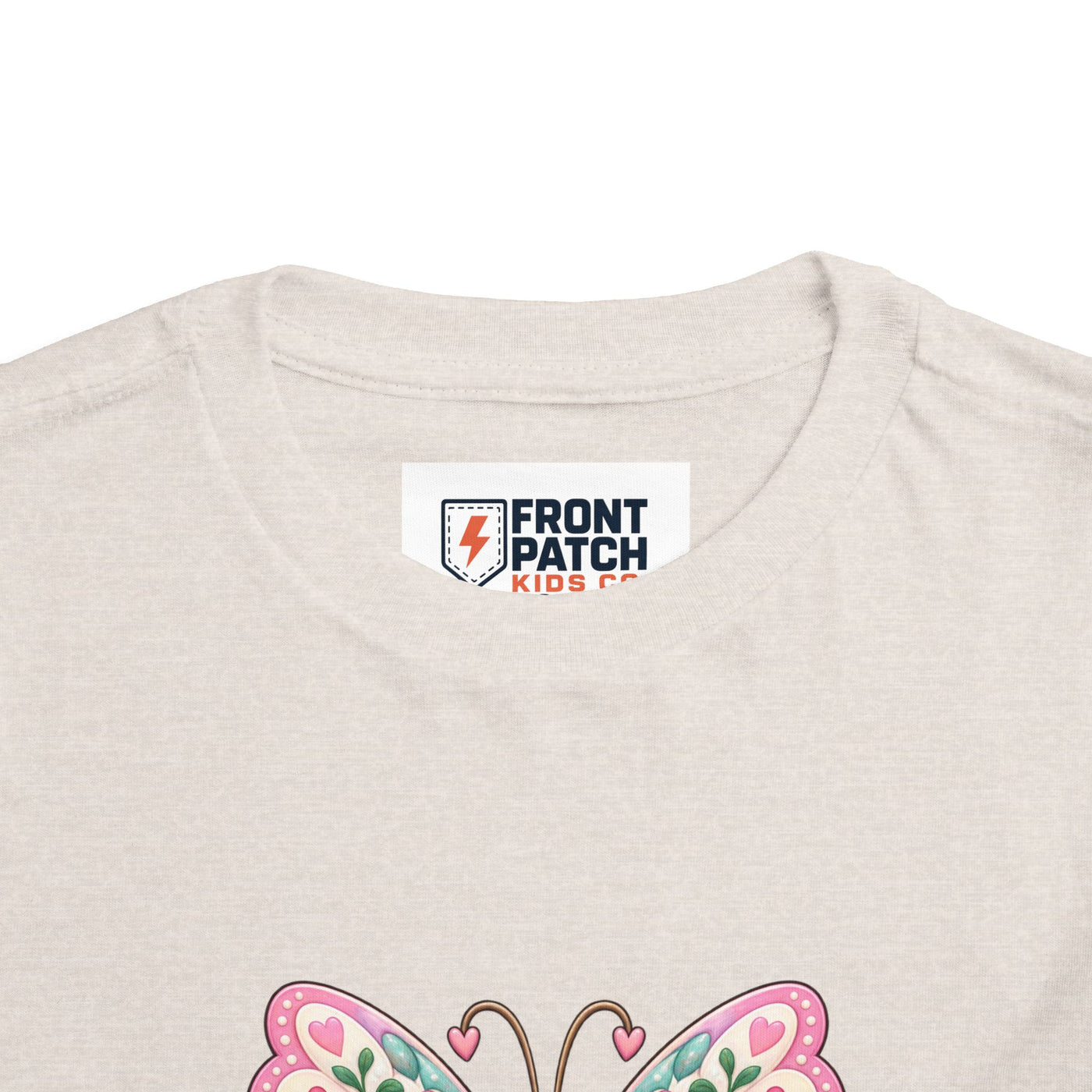 Toddler Tee — Pink Butterfly “Be Kind Be You” Floral Graphic