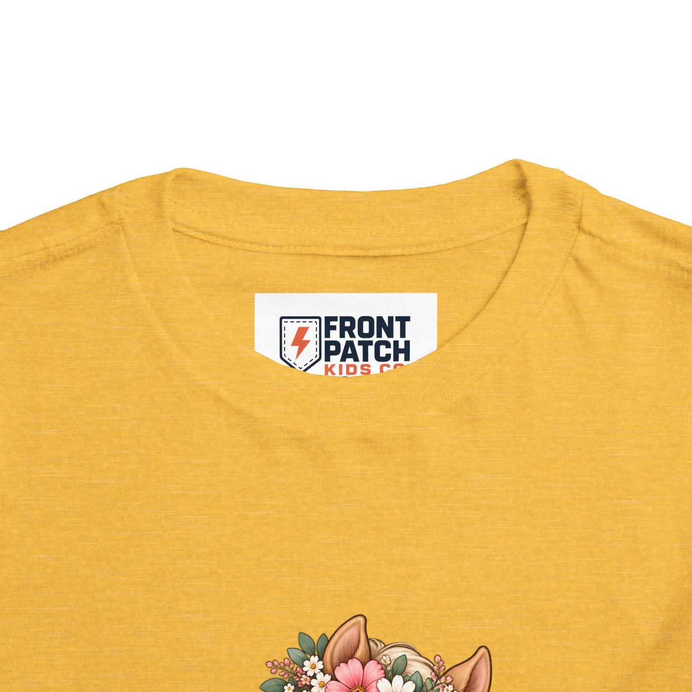 Toddler Tee — Floral Corgi "Pony Posse" Cute Dog Graphic
