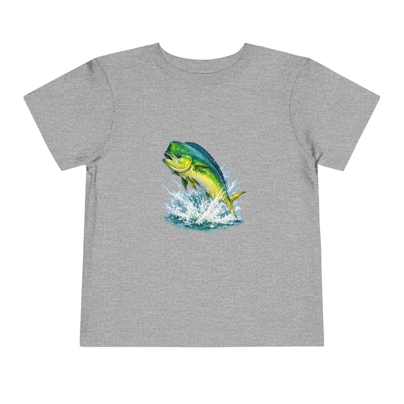 Toddler Tee — Colorful Leaping Mahi Mahi Fish Graphic