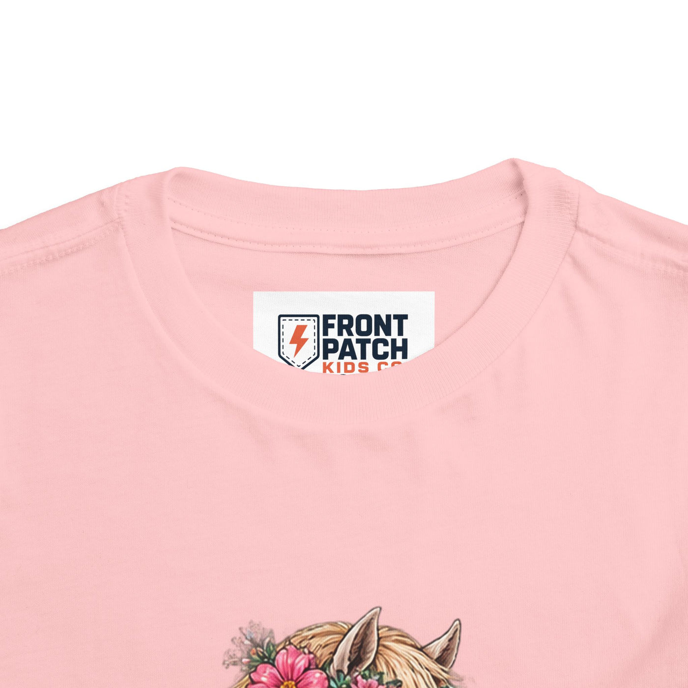 Toddler Tee — Floral Horse "Kind Hearts Bright Days" Cute Pony Shirt