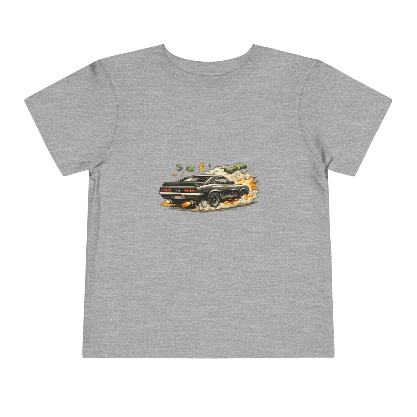 Toddler Tee — Vintage Muscle Car Racing Graphic Shirt