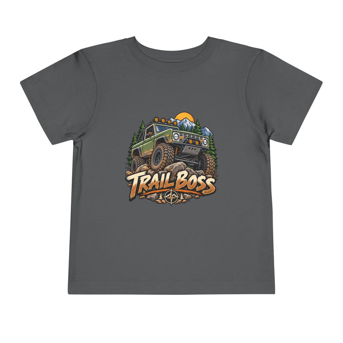 Toddler Tee - 'Trail Boss' Off-Road Jeep Graphic Shirt for Kids