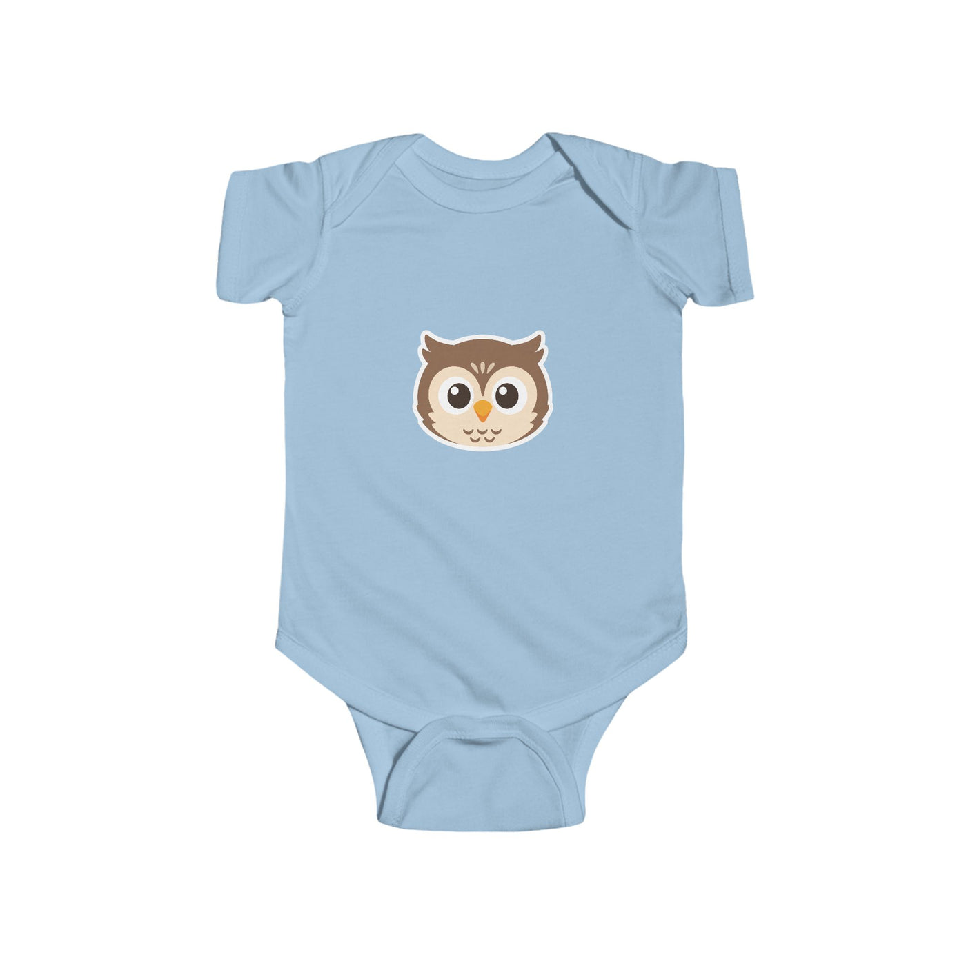 Cute Owl Infant Bodysuit — Baby One-Piece with Adorable Owl Face