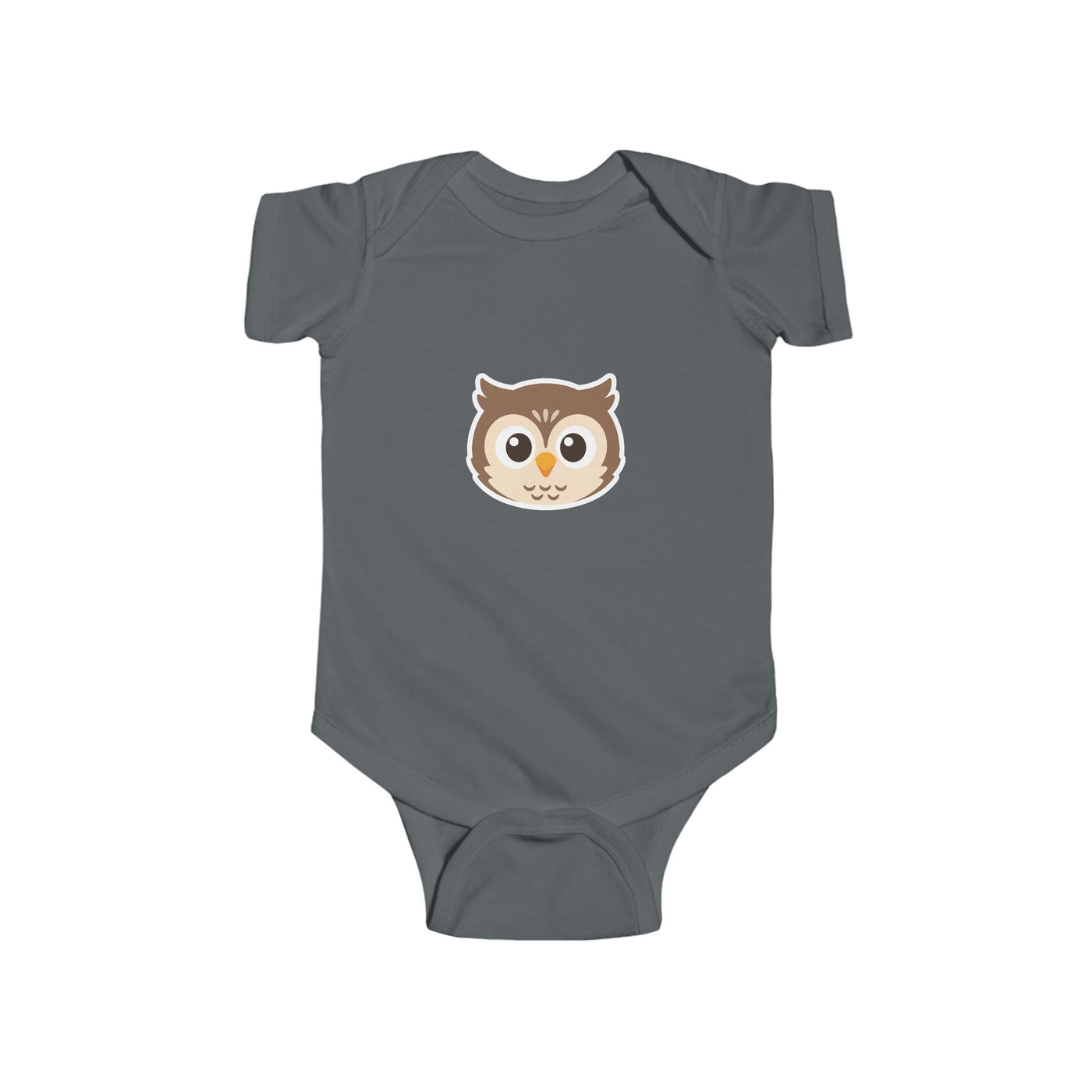 Cute Owl Infant Bodysuit — Baby One-Piece with Adorable Owl Face