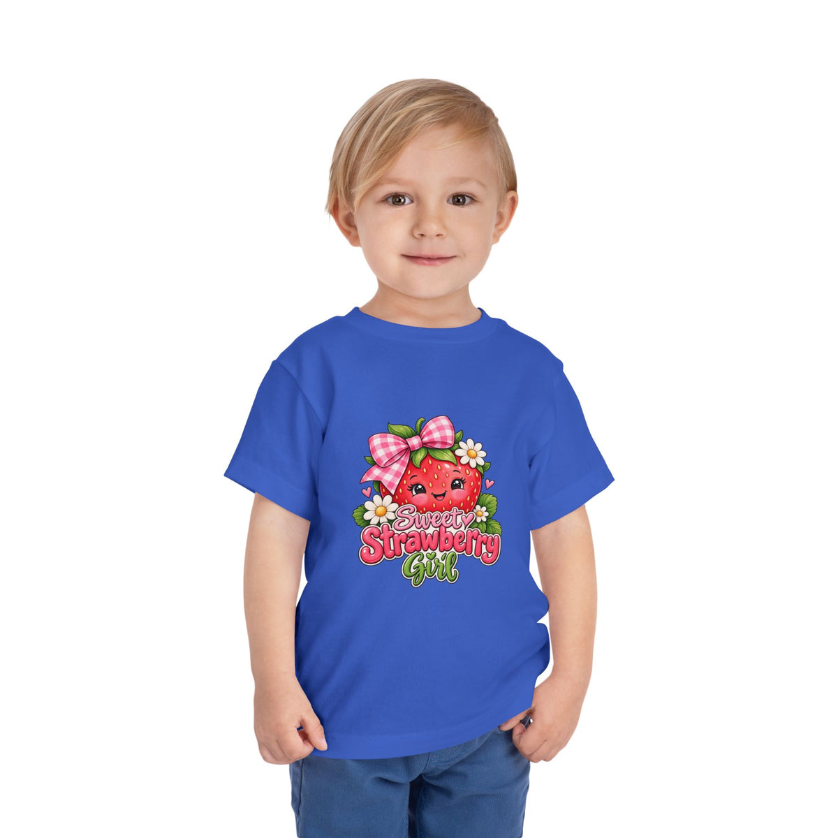 Sweet Strawberry Girl Toddler Tee