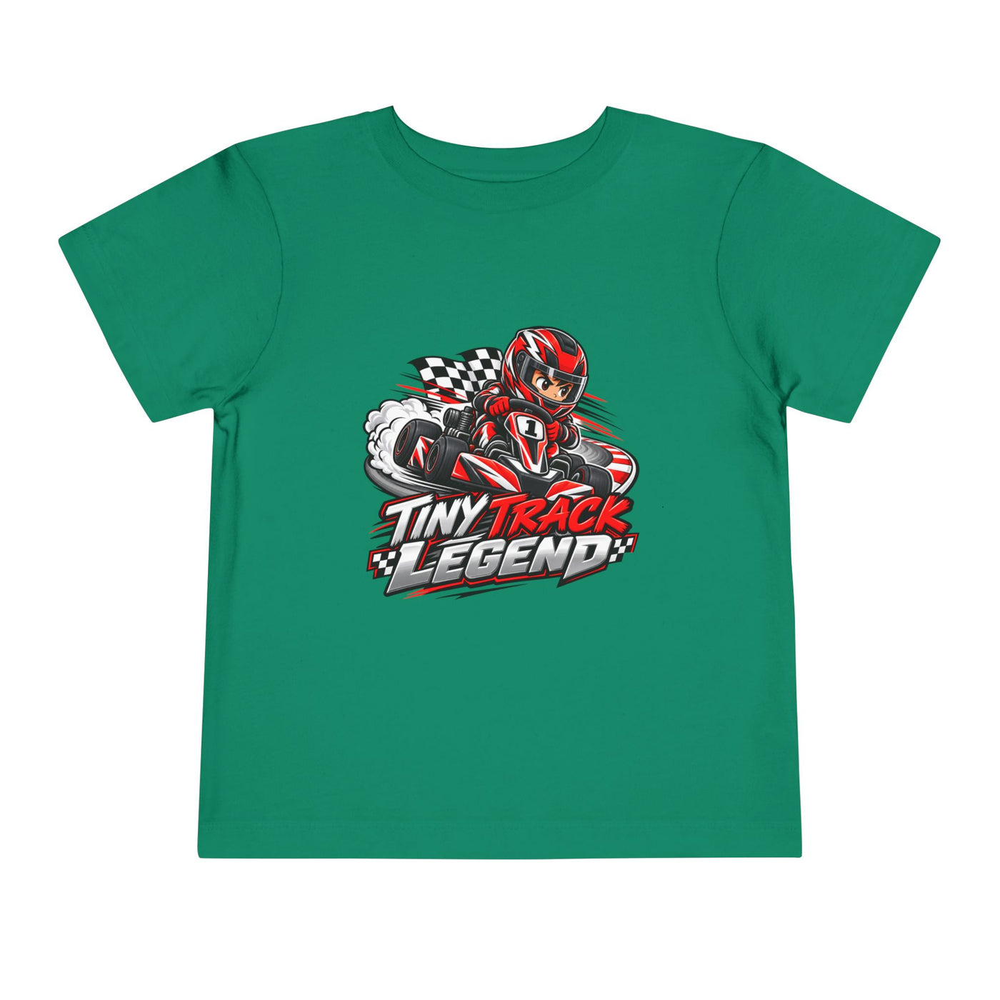 Toddler Tee — "Tiny Track Legend" Racing Car Graphic