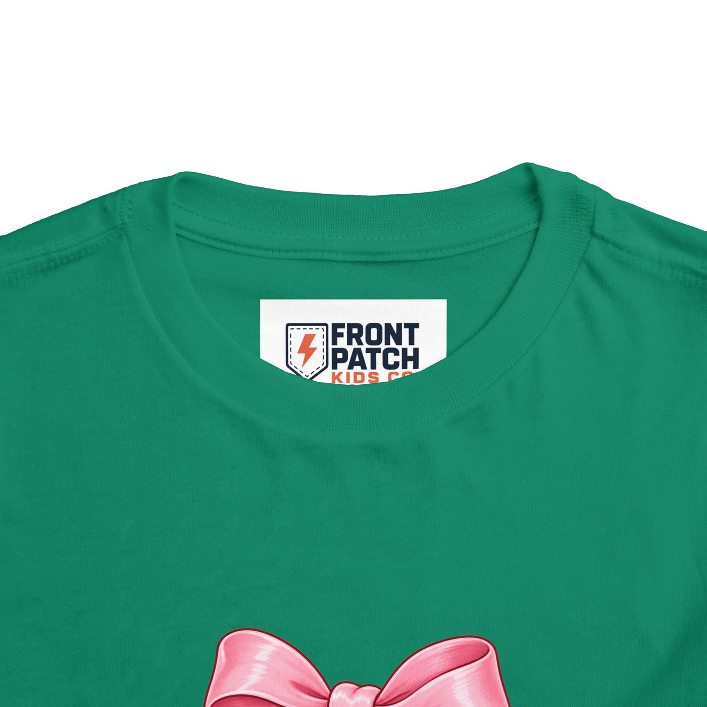 Toddler Cherry Happy Tee — Cute Pink Bow Cherries Kids Shirt
