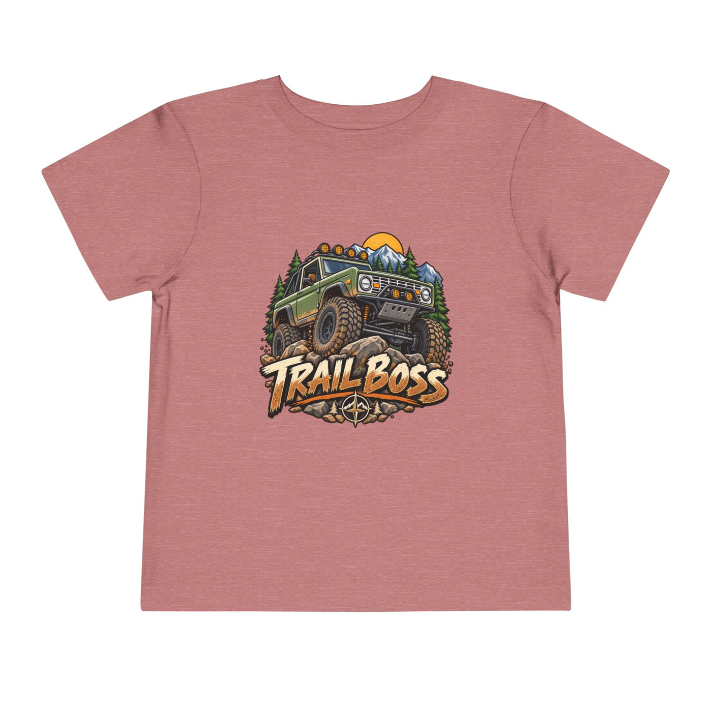 Toddler Tee - 'Trail Boss' Off-Road Jeep Graphic Shirt for Kids