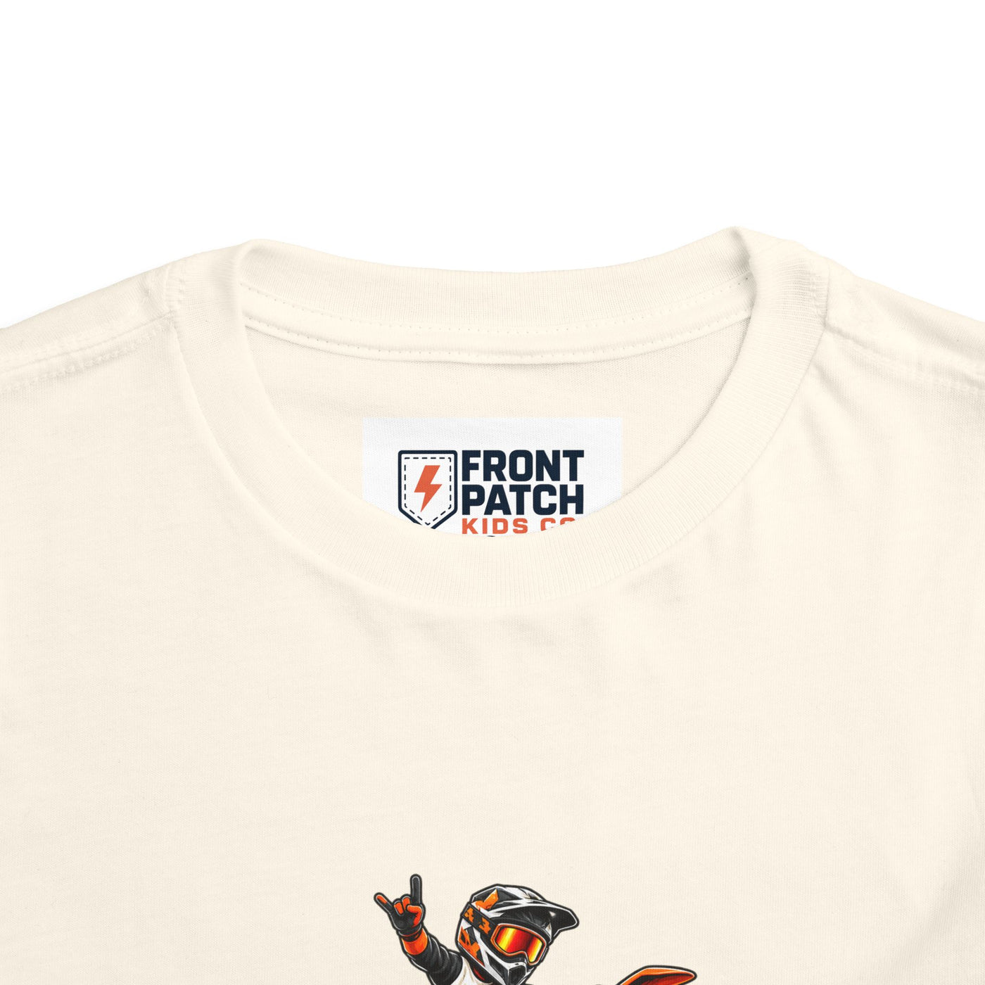 Toddler Tee — "Full Send" Dirt Bike Graphic