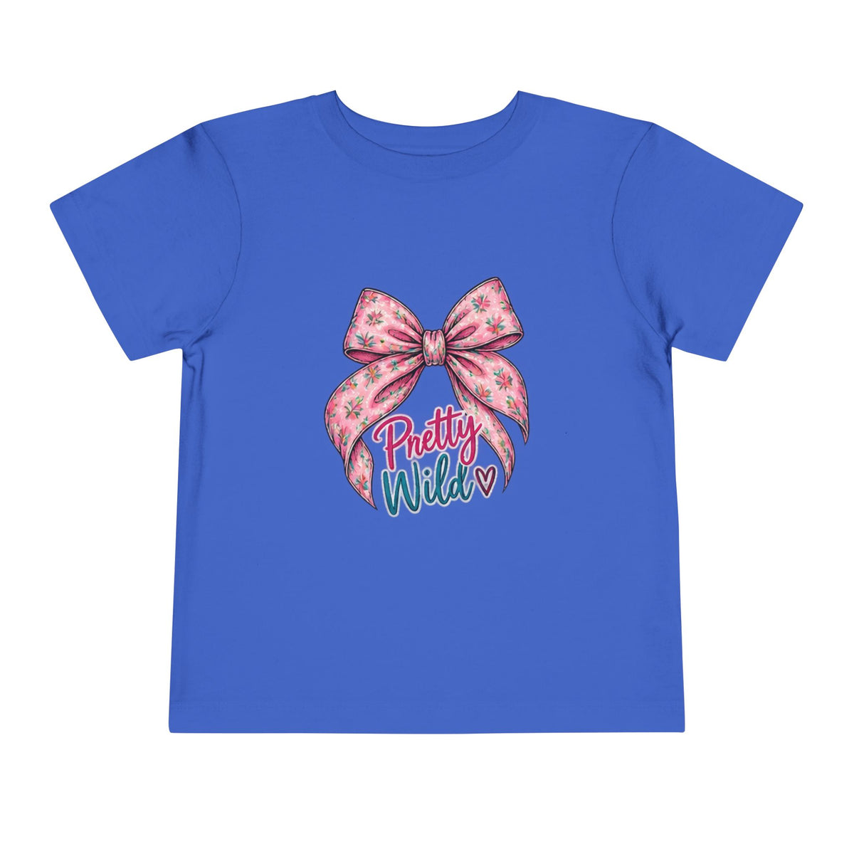 Toddler Tee — Pretty Wild Pink Bow Graphic