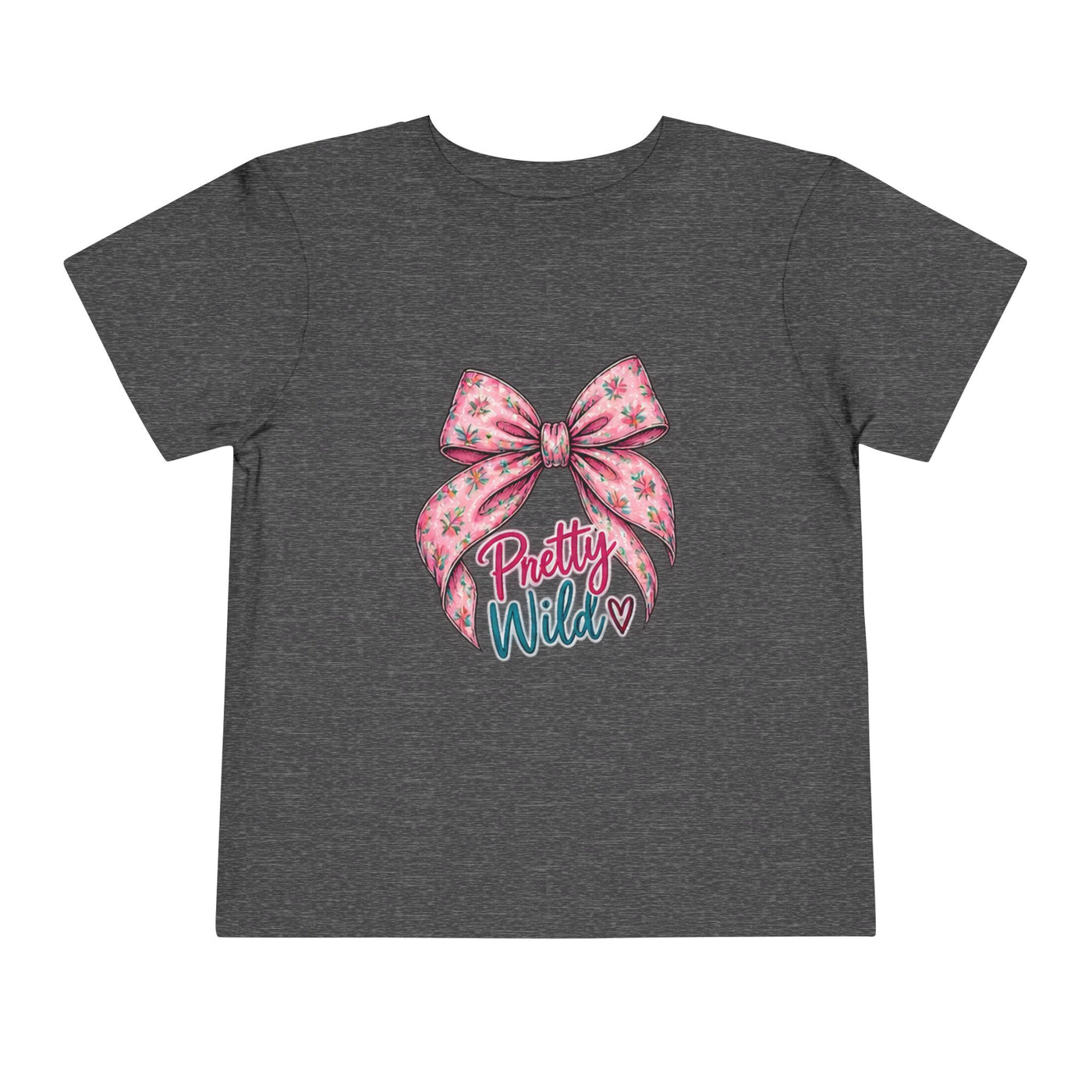 Toddler Tee — Pretty Wild Pink Bow Graphic