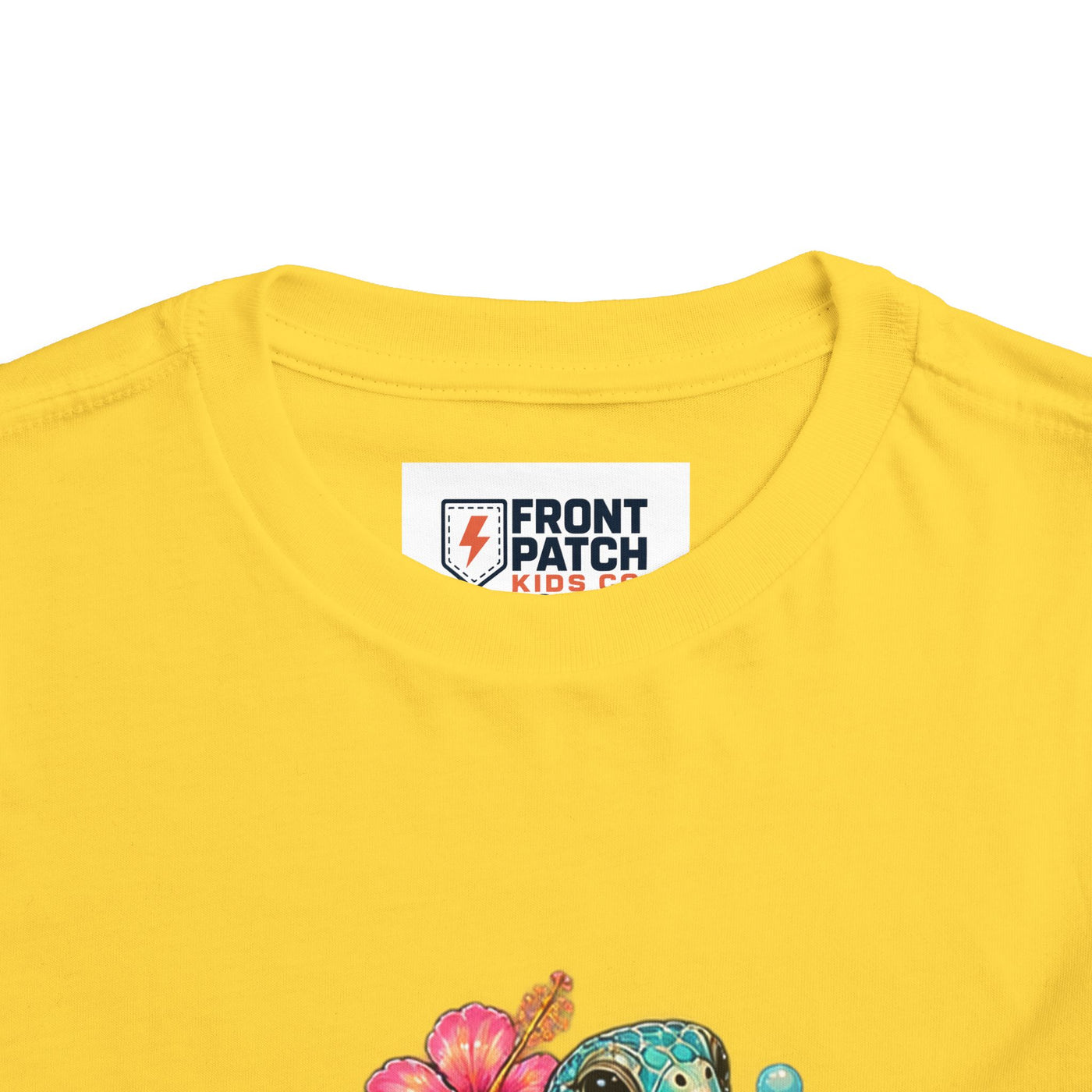 Toddler Tee — 'Salty & Sweet' Sea Turtle Floral Graphic