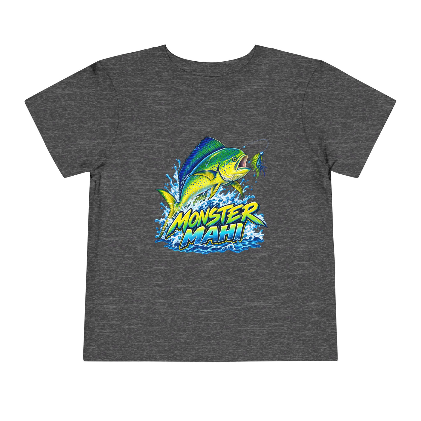 Toddler Tee — 'Monster Mahi' Fishing Graphic Kids Shirt