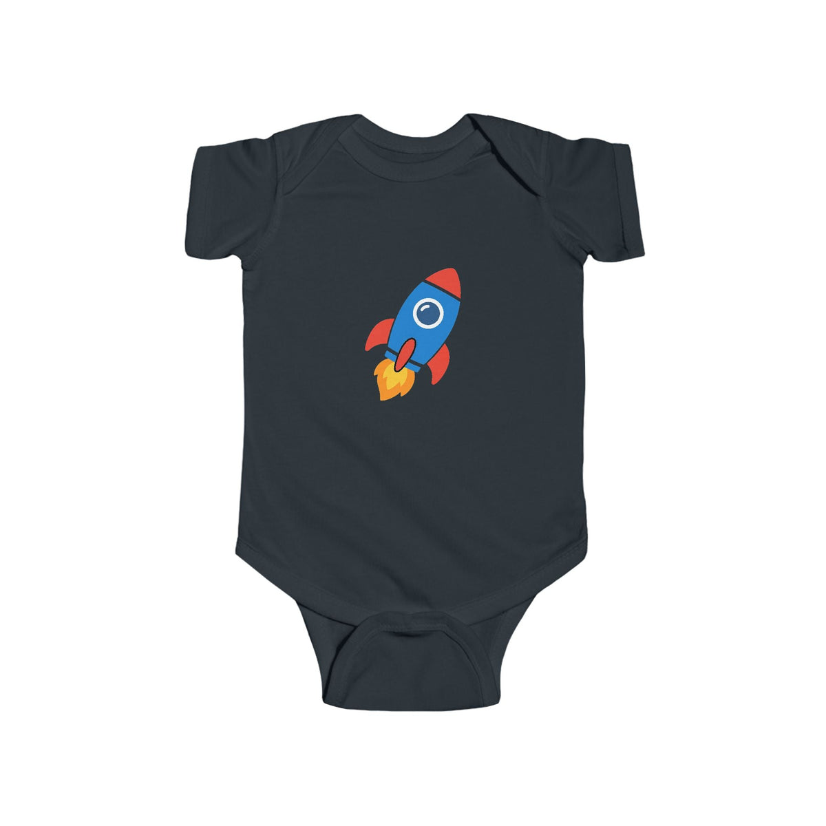 Baby Rocket Bodysuit — Cute Space Infant Onesie - Front Patch Kids Co.