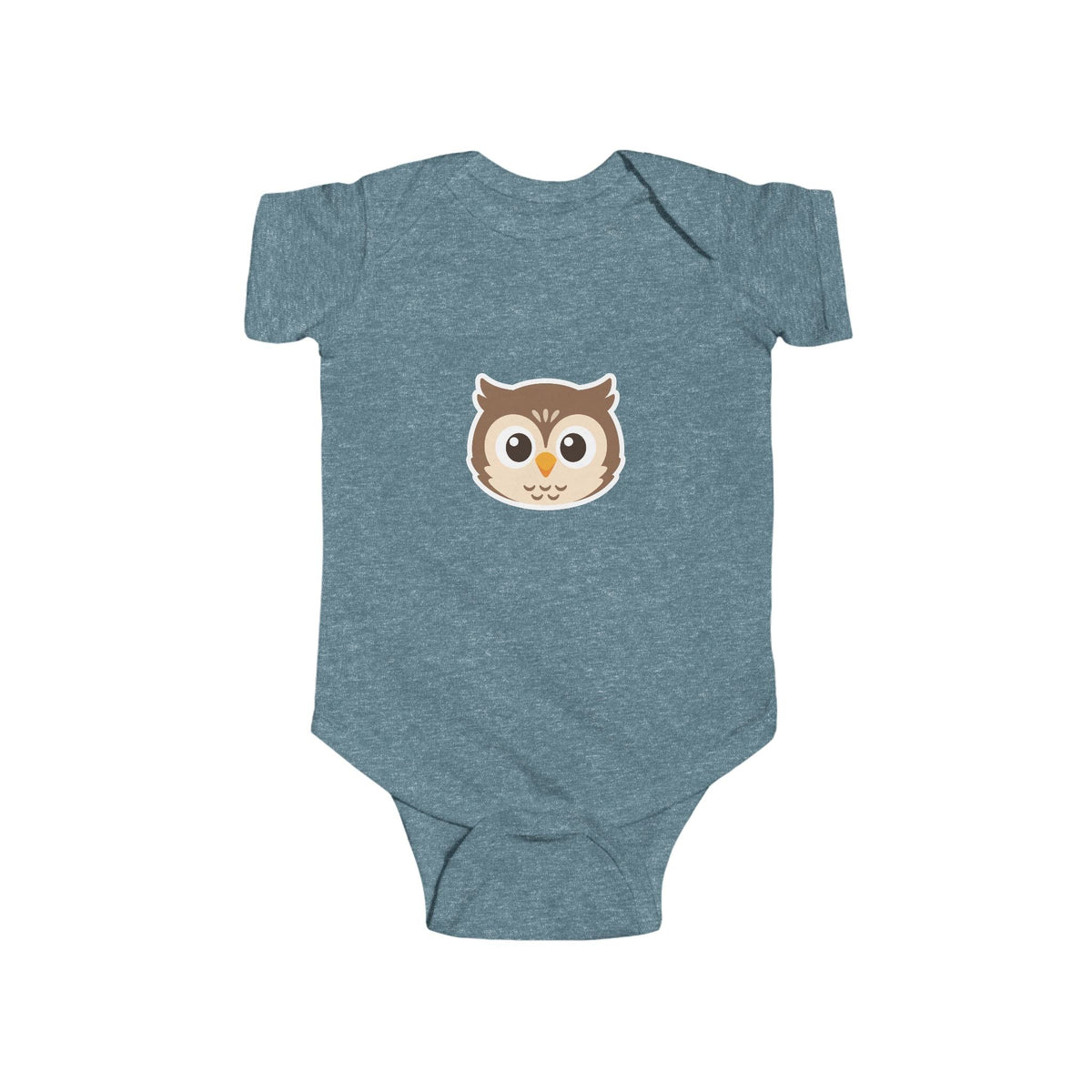 Cute Owl Infant Bodysuit — Baby One-Piece with Adorable Owl Face - Front Patch Kids Co.