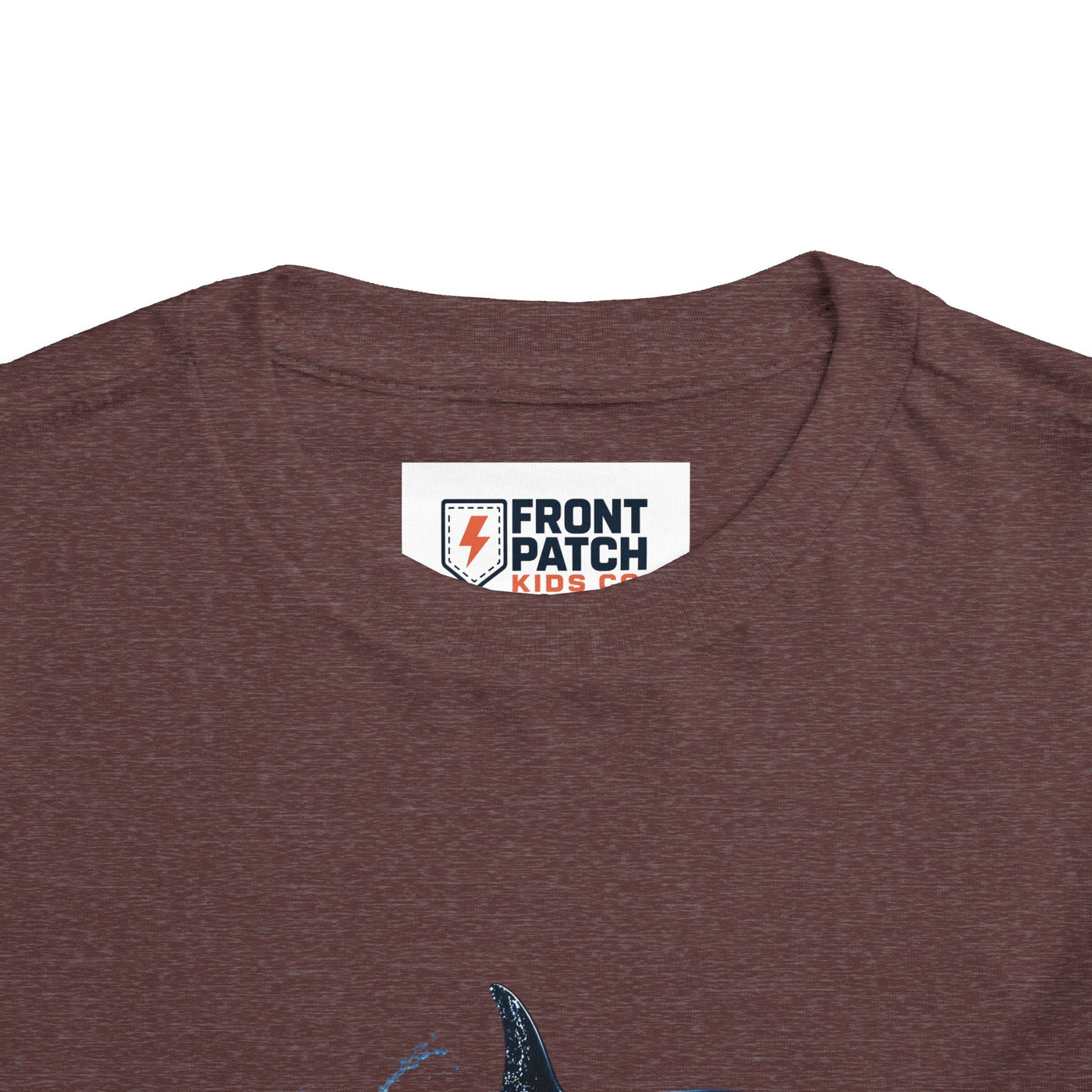 Orca Pod Toddler Tee — Playful Killer Whale Ocean Shirt - Front Patch Kids Co.