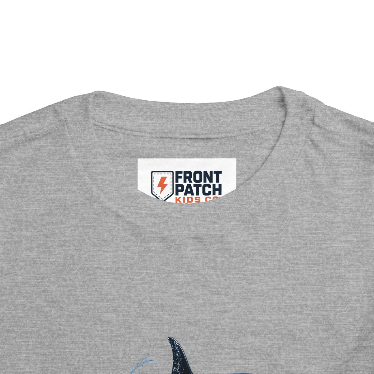 Orca Pod Toddler Tee — Playful Killer Whale Ocean Shirt - Front Patch Kids Co.